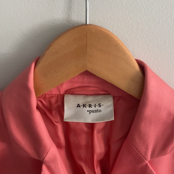 NEW Akris Punto Salmon Blazer, size 6 - Picture 7 of 7